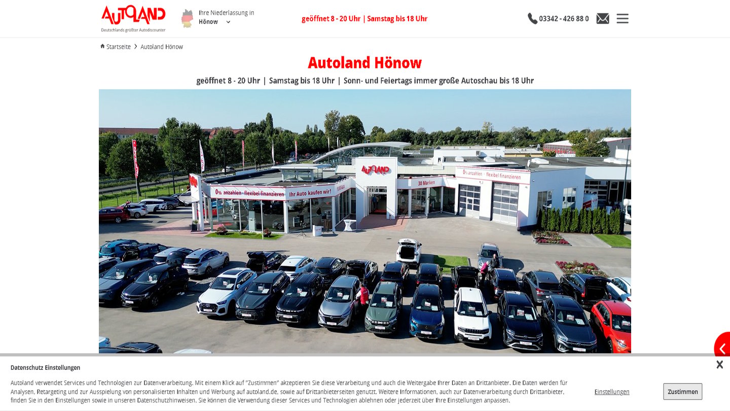 Autoland Hönow – Kooperationspartner von Car-Styling-Berlin