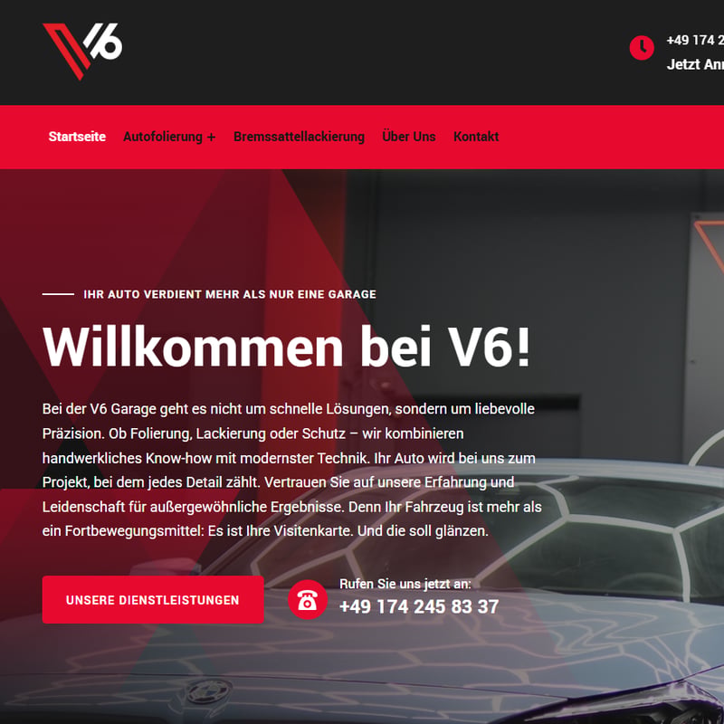 V6 Garage – Kooperationspartner von Car-Styling-Berlin