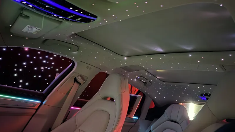 Porsche Panamera: Ambientebeleuchtung & Sternenhimmel – Innenraum- und Detailansicht 4