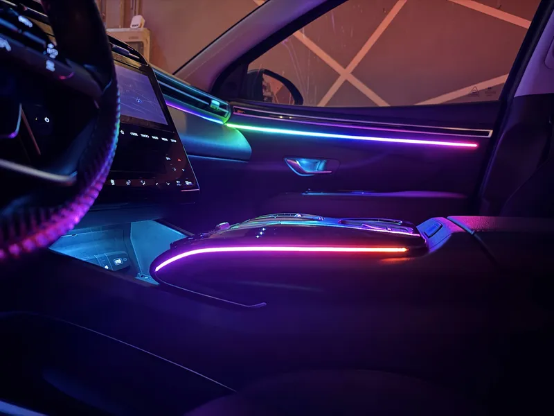 Hyundai Tucson: Ambientebeleuchtung – Innenraum- und Detailansicht 7