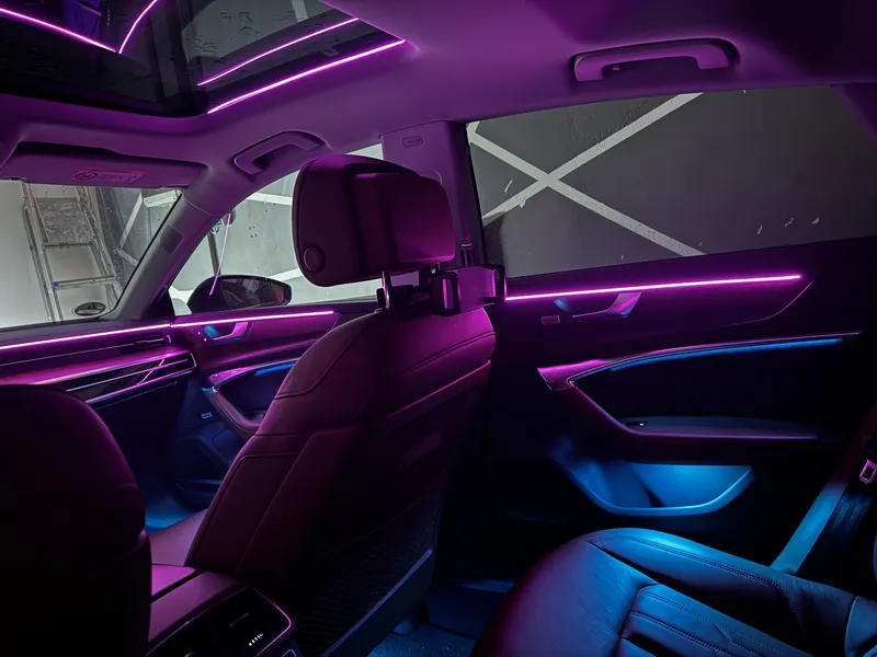 Audi A6 C8: Ambientebeleuchtung & Sternenhimmel – Innenraum- und Detailansicht 1